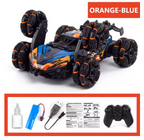 Morphing Six-Wheeled Remote Control Stunt, Light Spray Car – Alloy Off-Road RC Racing Car