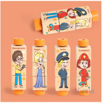 3D Wooden Jigsaw Rotating Puzzle Blocks