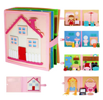 Montessori 3D Busy Book Story Cloth Activity Board