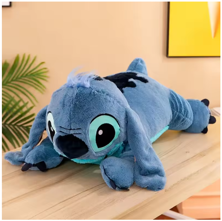 Blue Puppy Stitch Plush Long Pillow Toy