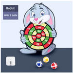 Kids Dart Board Set – Soft Sticky Ball Target Game