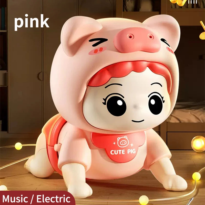 Musical Crawling Baby Toy with Lights