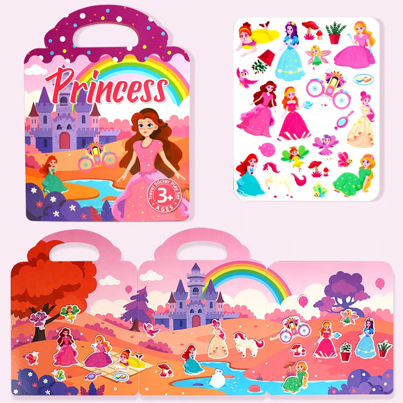 Reusable Jelly Sticker Quiet Book