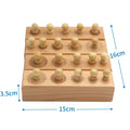 Montessori Cylinder Socket Puzzles