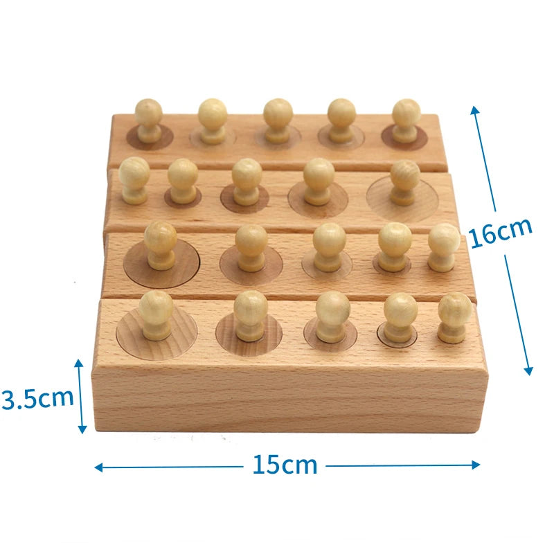 Montessori Cylinder Socket Puzzles