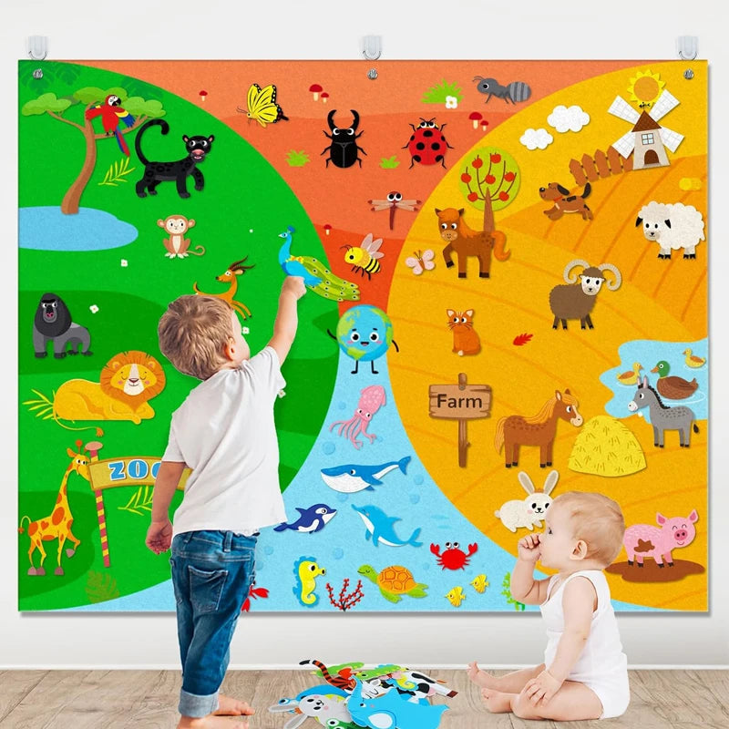 Felt Story Board Set for Kids