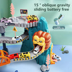 Lion Theme Car Track Racing Set