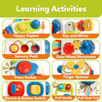 Montessori Busy Cube Sensory Activity Toy