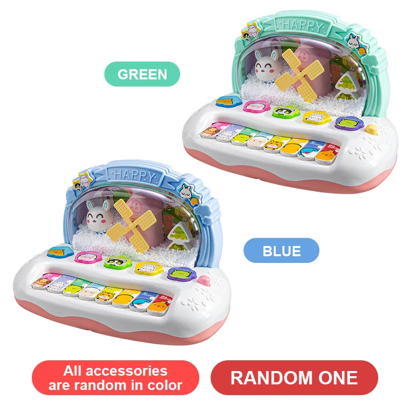Kids Musical Piano Toy – Animal Sounds Keyboard (8 Keys)