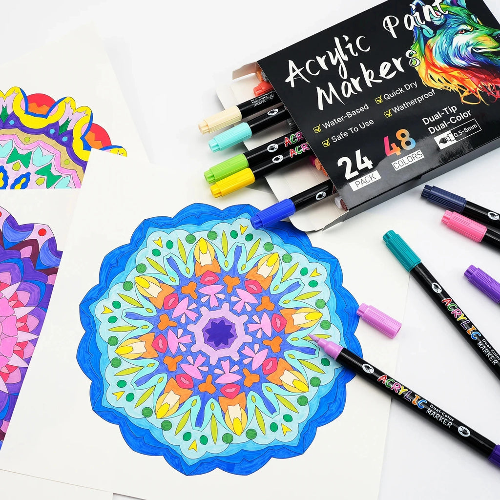 Artist's Dream Dual-Tip Acrylic Paint Markers