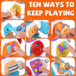 Baby Busy Board Cube Montessori Sensory Toys for Toddler
