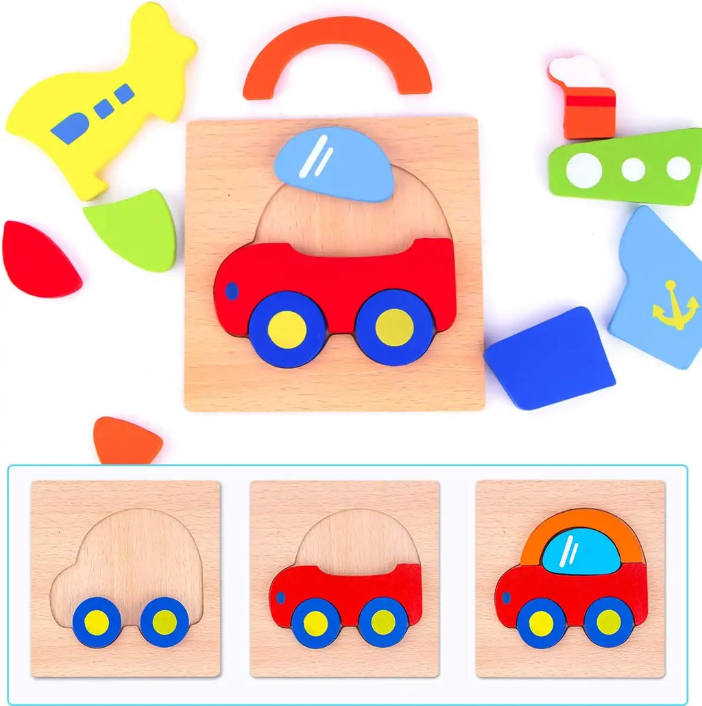 Chunky Wooden Jigsaw Puzzle (6 Designs)