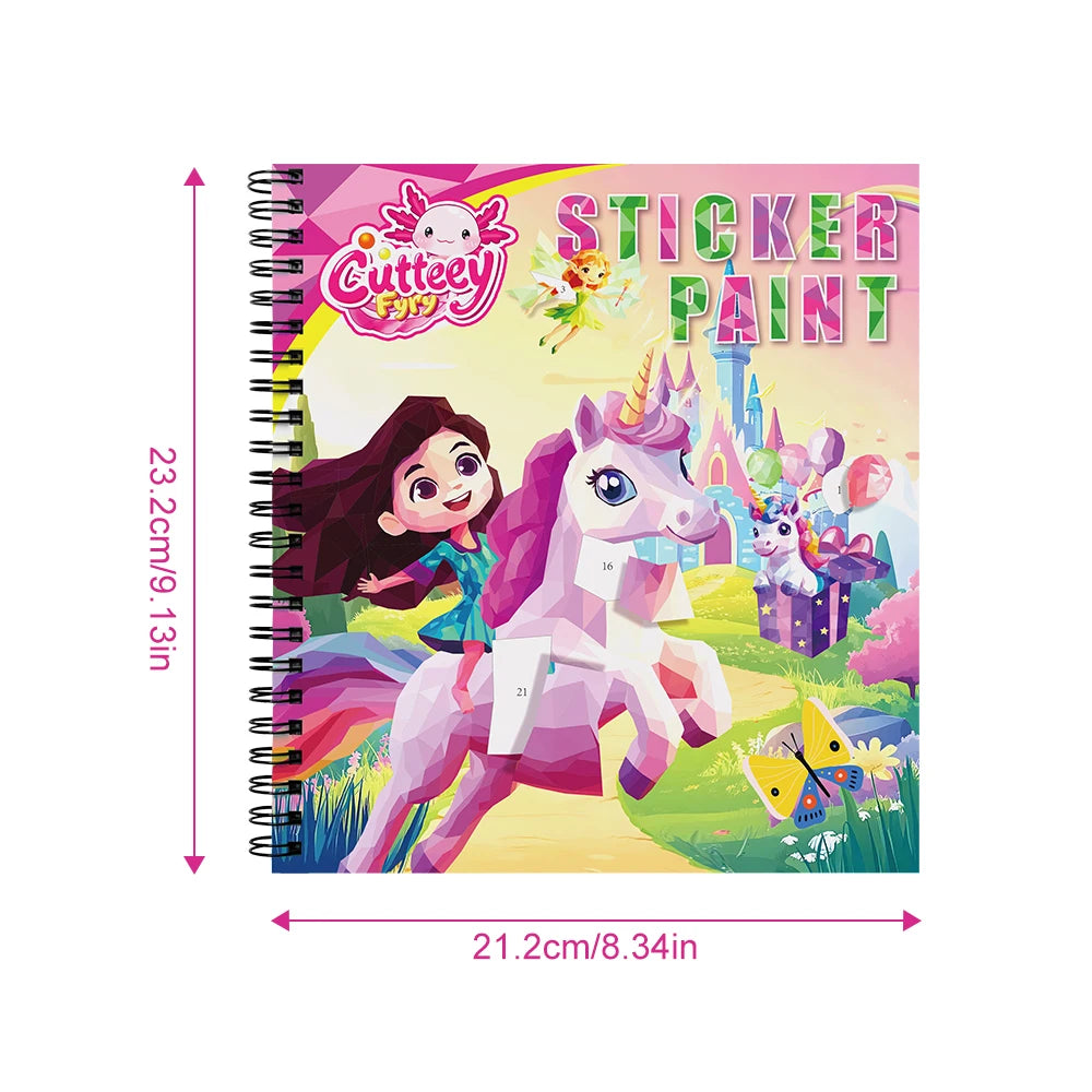 DIY Sticker-by-Number Activity Book