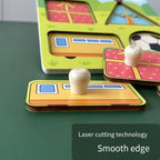 Wooden Peg Puzzle Boards (8 Themes)
