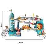 Lion Theme Car Track Racing Set