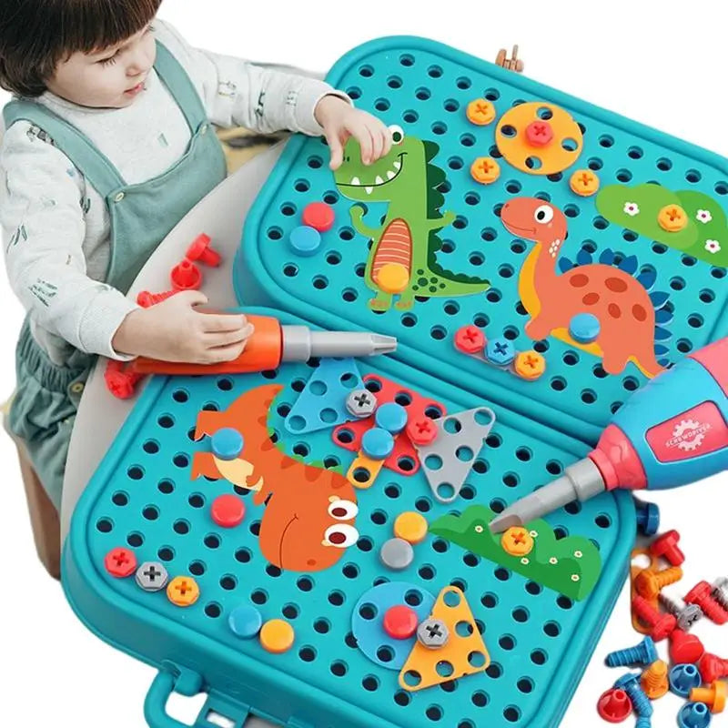 Electric Drill Screw Building Puzzle Set