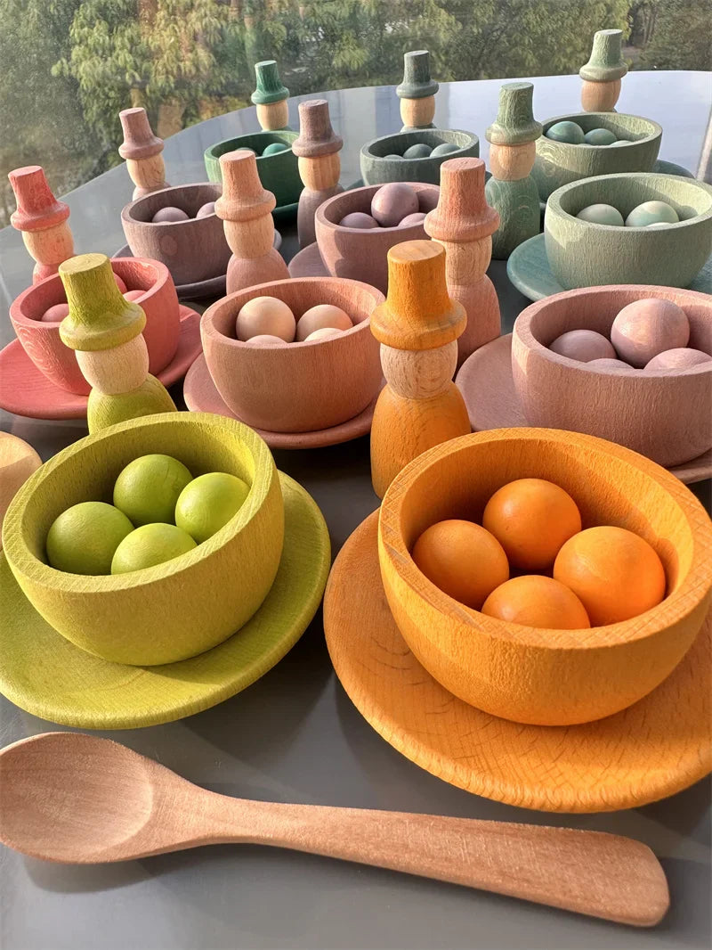 Montessori Sorting Bowls Set