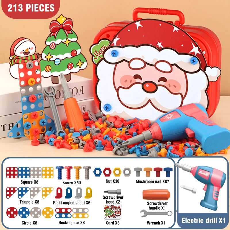 Electric Drill Screw Building Puzzle Set