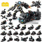 Warship Building Blocks Set