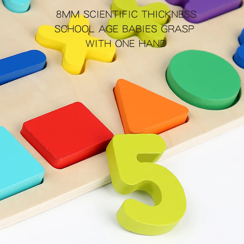 Wooden Alphanumeric Cognitive Puzzle Board, photo 5