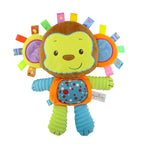 Animal Taggie Plush Rattle with Bell