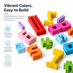 Montessori Wooden Number Blocks for Learning