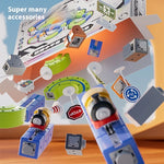 MagniTrack™ Magnetic Car Rail Set – STEM Racing Adventure