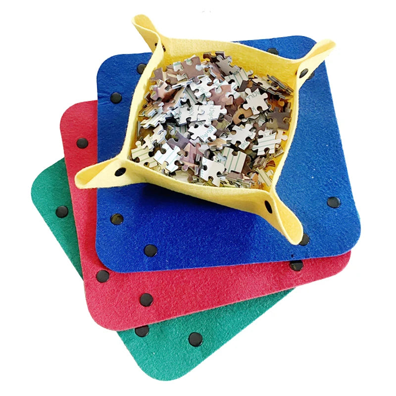 PuzzleRoll™ Storage Mat – Roll-Up Puzzle Saver for 1000–3000 Piece Puzzles