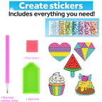 Stick & Paint Magic Gem Sticker Art Kit