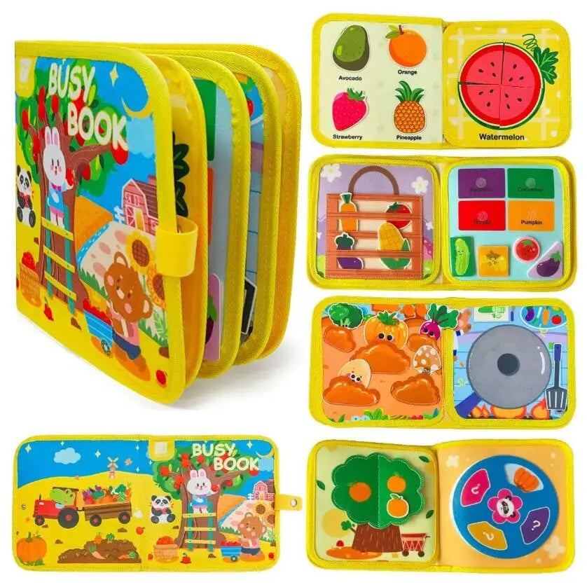 Toddler Felt Busy Quiet Book
