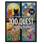100 Color-by-Number Pages for Stress Relief