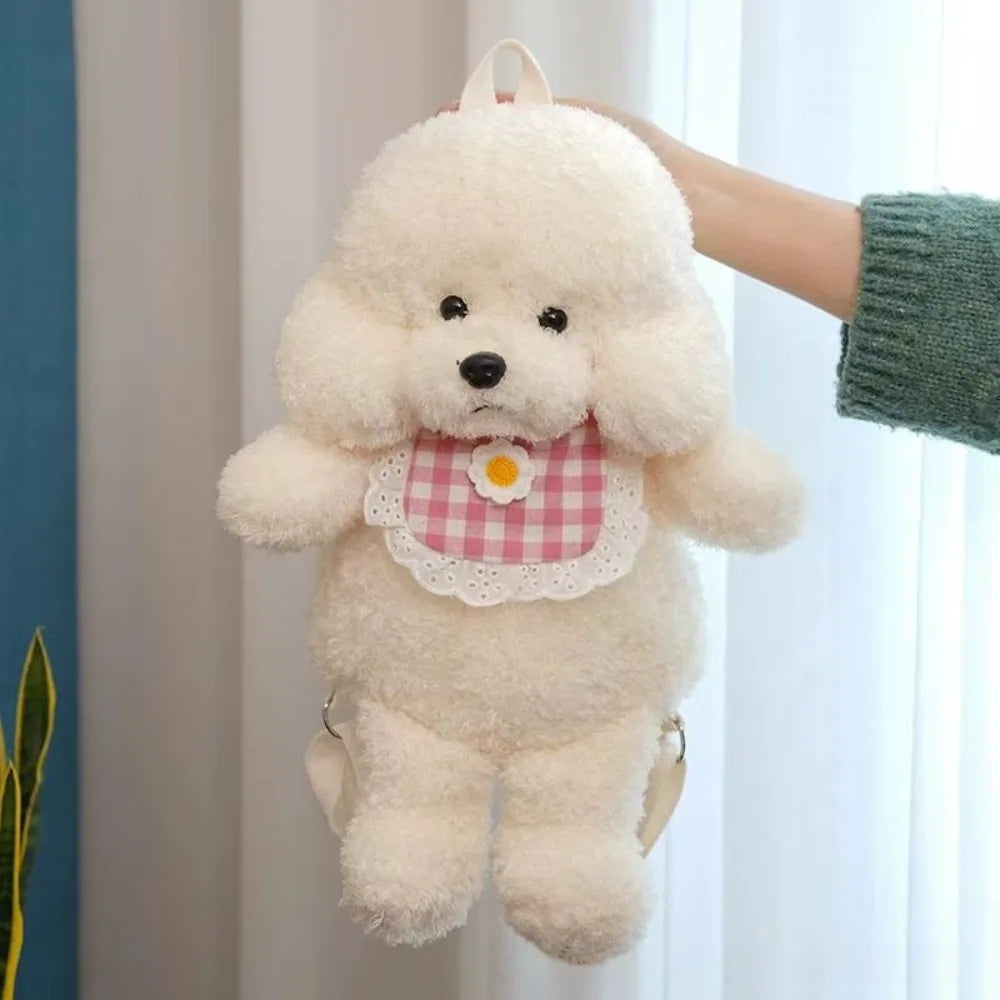 Plush Teddy Dog Backpack