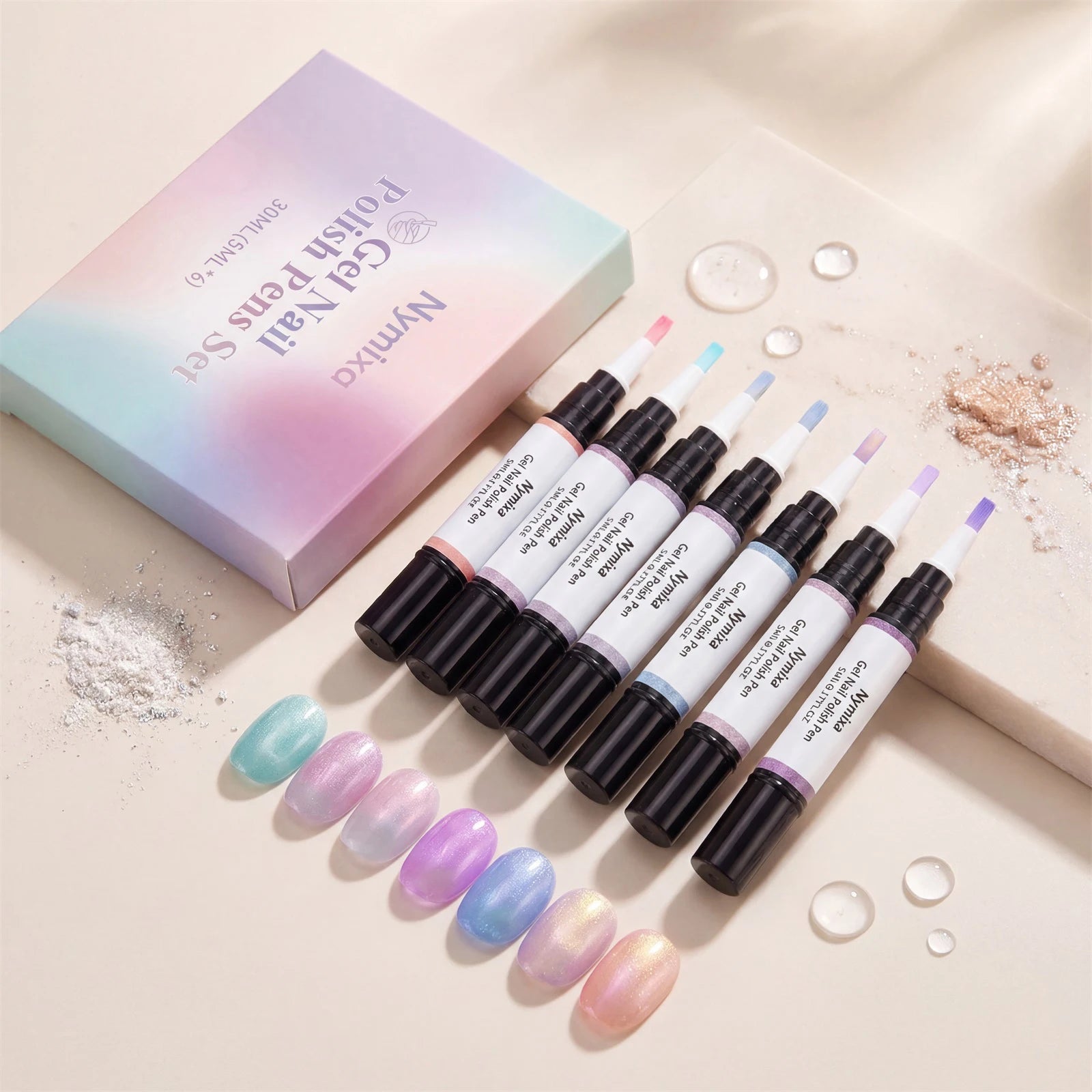 GlamGel™ 3-in-1 Gel Nail Pen Set