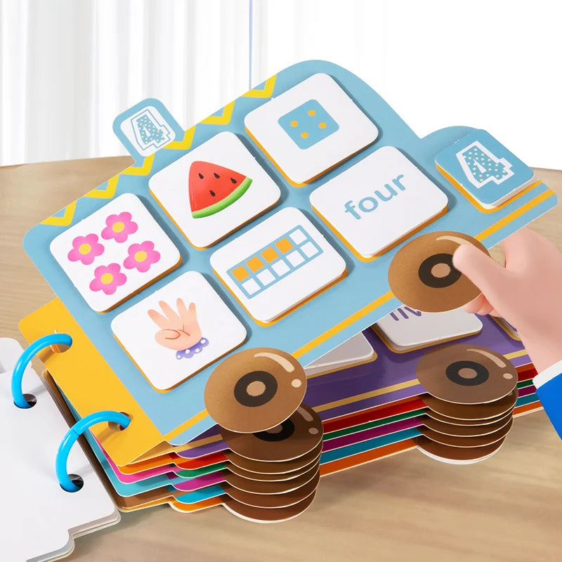 Bubble Magic Sticker Math Quiet Book