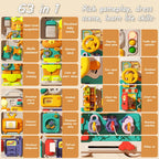 63-in-1 Montessori Car Busy Board