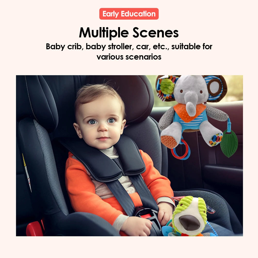 Hanging Animal Plush Stroller Toy