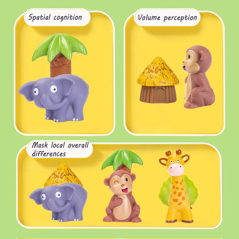 Animal Space Logic Matching Game