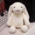 Kawaii Long-Ears Rabbit Plush Pillow – Soft Healing Bunny Doll