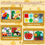 Montessori Giraffe Busy Board Quiet Book
