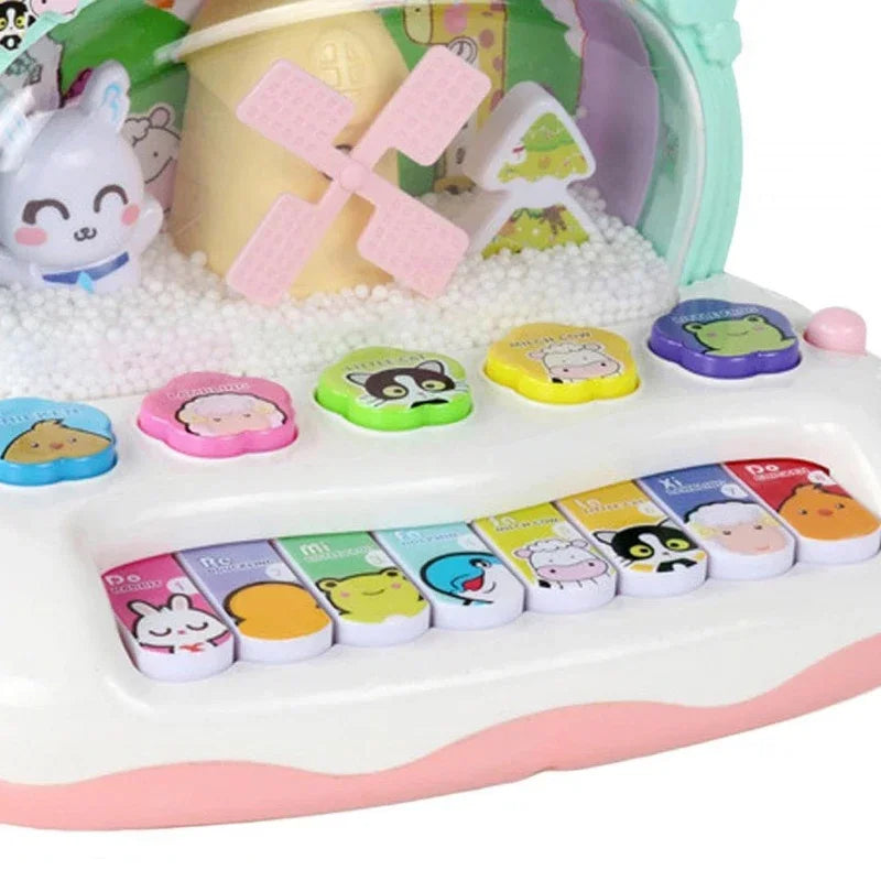 Kids Musical Piano Toy – Animal Sounds Keyboard (8 Keys)