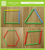 Montessori Education Wooden Counting Sticks