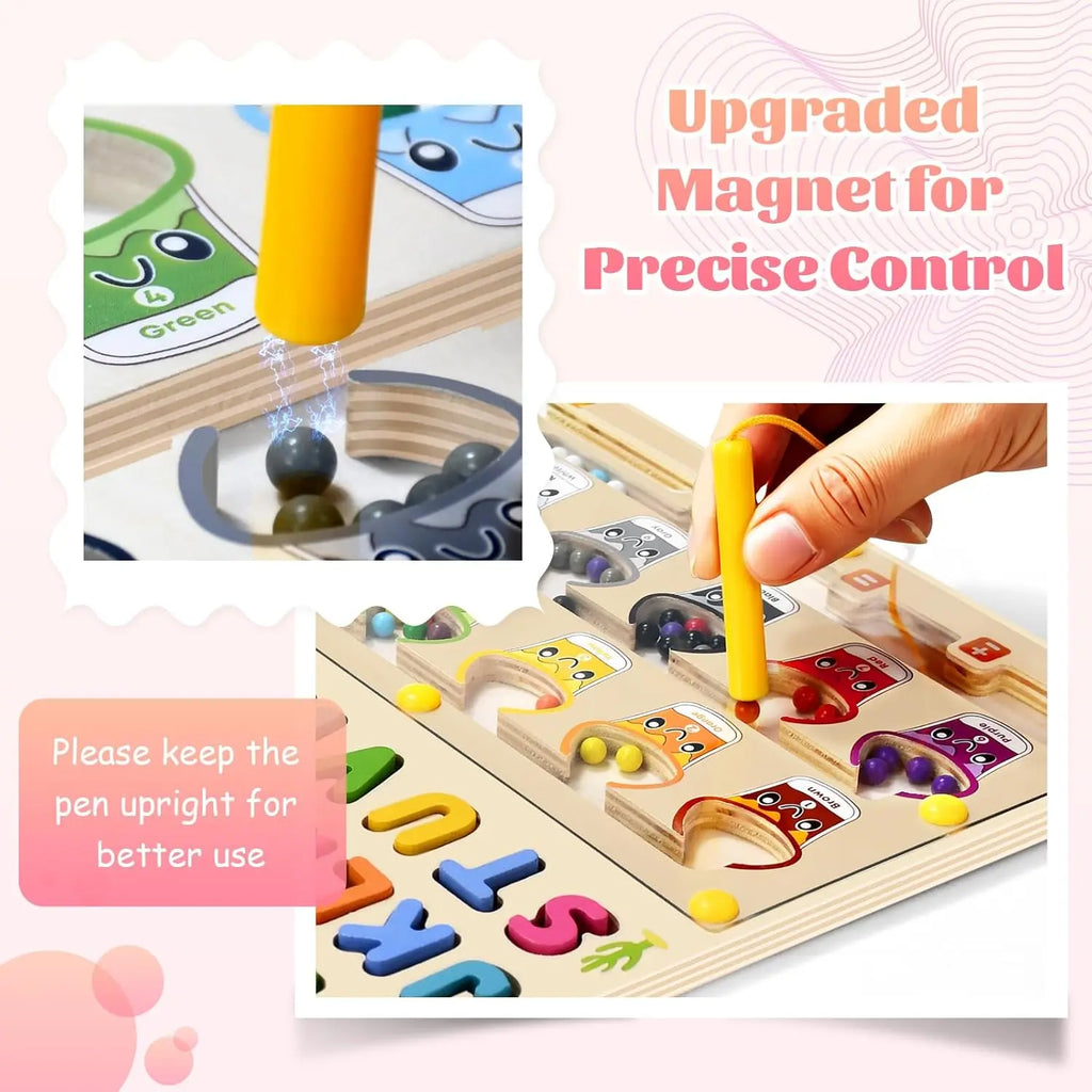 Magnetic Color Number Maze Board, photo 3