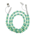 4-in-1 Beaded Charging Cable – 66W Fast Charger