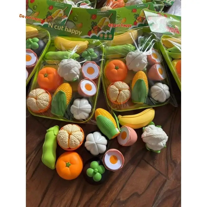 Toddler Chef Play Food Cutting Set