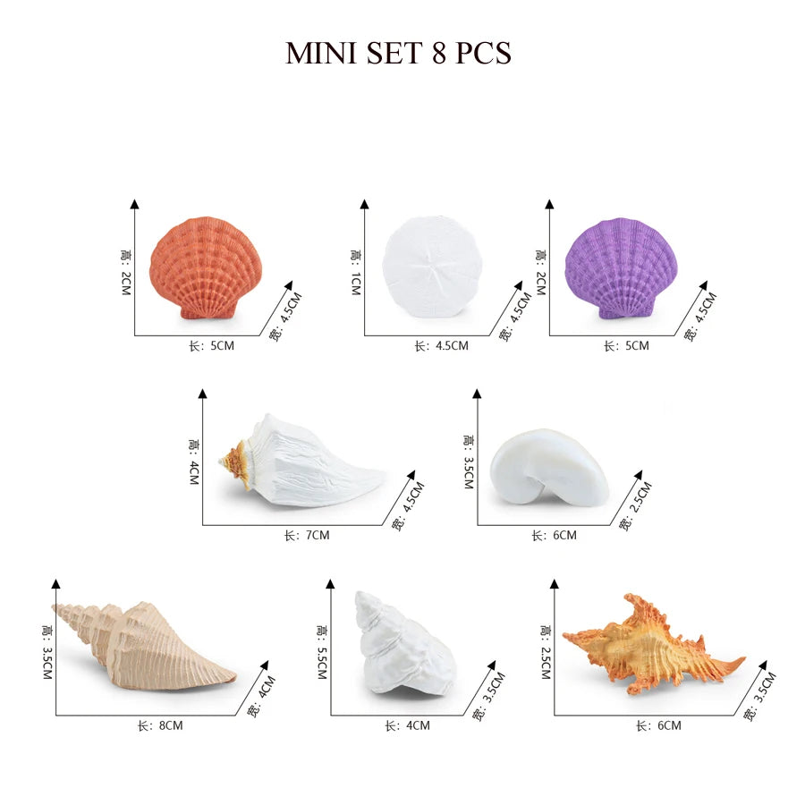 Realistic Ocean Animal Figurines Set