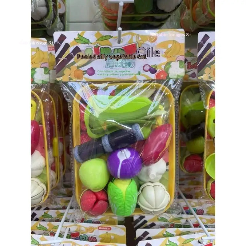 Toddler Chef Play Food Cutting Set