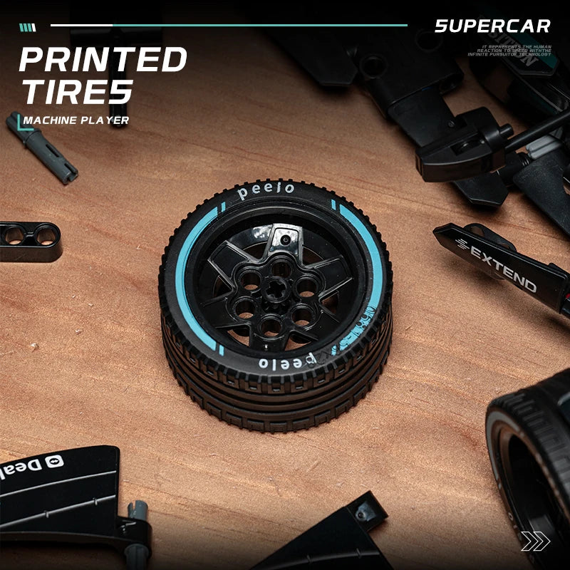 Racing Car Building Block Set