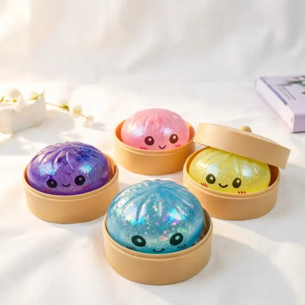 BunBuddies Glitter Dumpling Squishy Toy