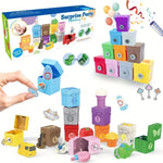 Montessori Farm Train Sorting & Locking Set