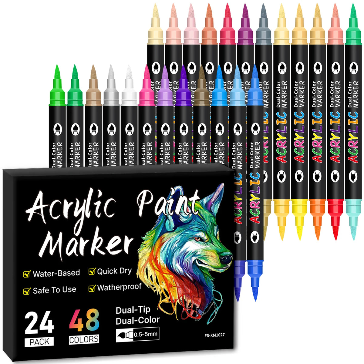Artist's Dream Dual-Tip Acrylic Paint Markers